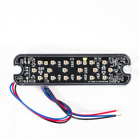 Ecco Surface Mnt Led Ultrathin Warning, Amber 3932A